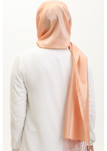 Püsküllü Tafta Şal 1267-19 Somon