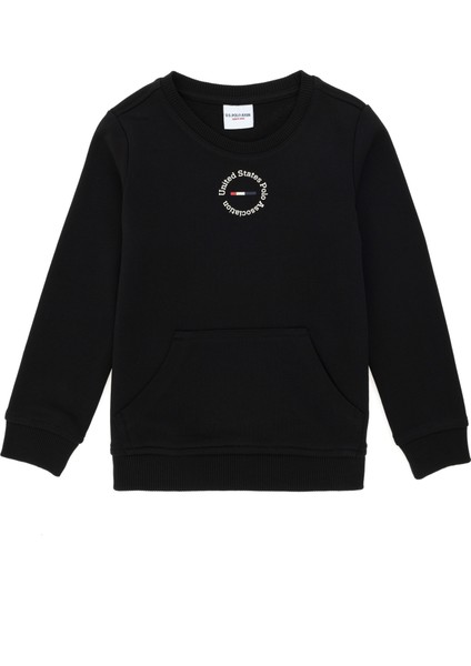 Erkek Çocuk Siyah Sweatshirt 50293592-VR046