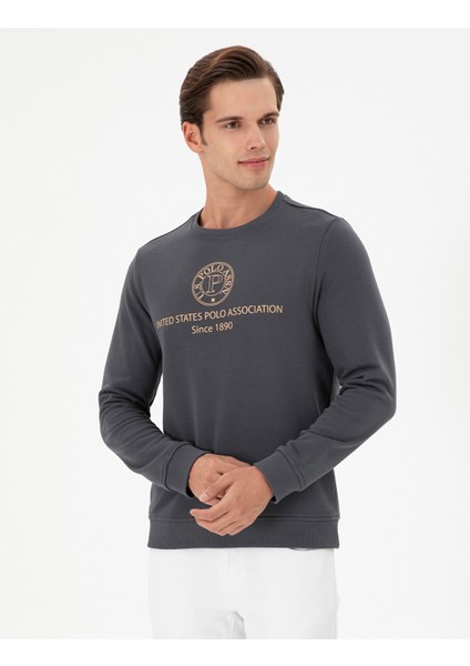 U.S. Polo Assn.  Erkek Antrasit Sweatshirt 50293424-VR006