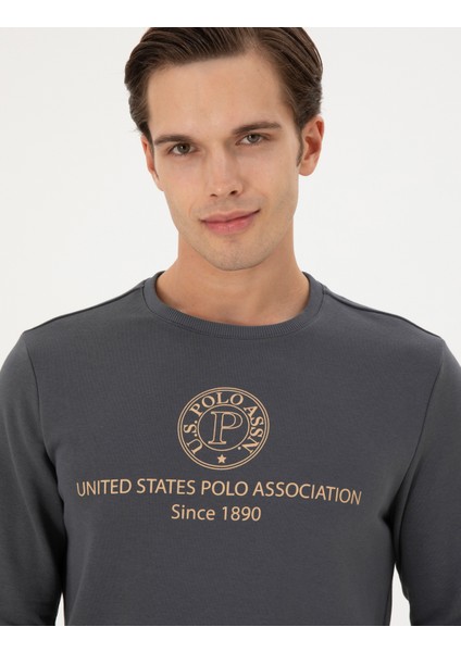 U.S. Polo Assn.  Erkek Antrasit Sweatshirt 50293424-VR006