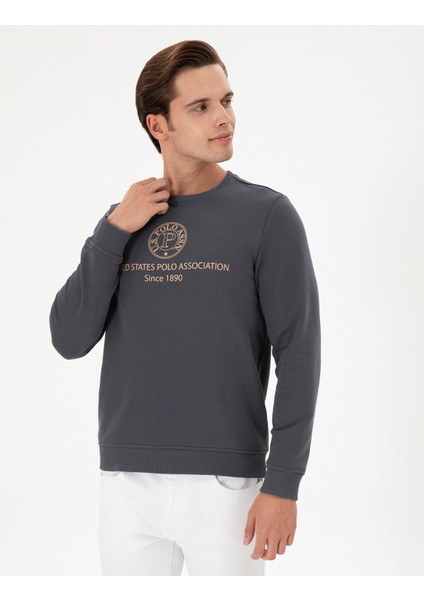 U.S. Polo Assn.  Erkek Antrasit Sweatshirt 50293424-VR006