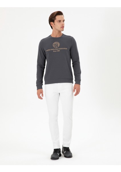 U.S. Polo Assn.  Erkek Antrasit Sweatshirt 50293424-VR006