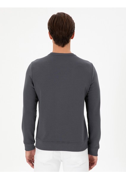 U.S. Polo Assn.  Erkek Antrasit Sweatshirt 50293424-VR006