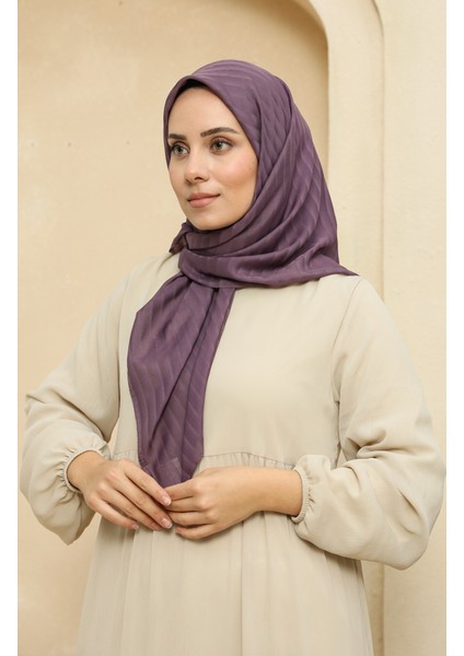 Şifon Eşarp 2015-09 Mor