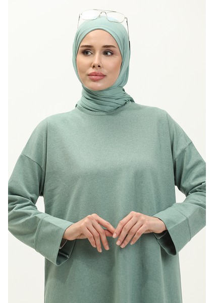 Iki Iplik Eşofman Takım 3040-12 Çağla Yeşil