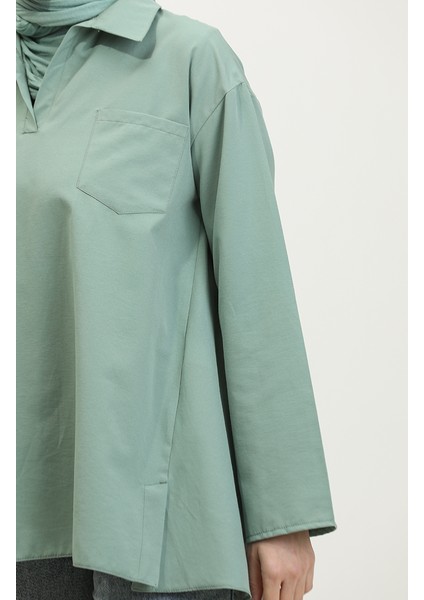 Oversize Tunik 2007-01 Çağla Yeşili fırsatları