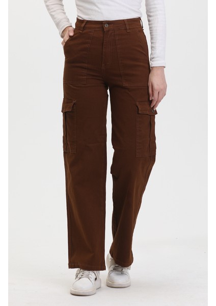 Kargo Cep Kot Pantolon 3030-03 Kahverengi