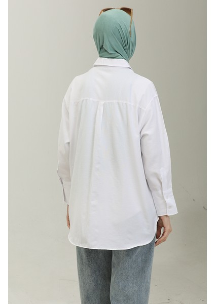 Cepli Tunik 4805-02 Beyaz