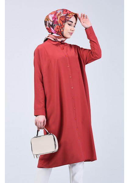 Reglan Kol Tunik 6433-08 Koyu Soğan Kabuğu