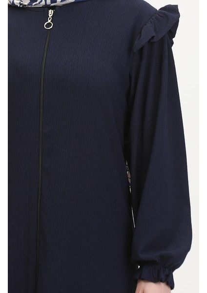 Fırfırlı Ferace 1055-05 Lacivert fırsatları