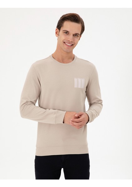 Erkek Taş Sweatshirt 50290252-VR049