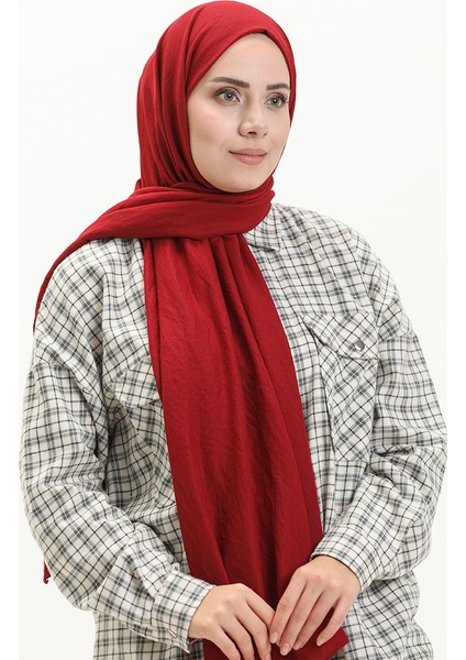 Soft Pamuk Şal 2000-12 Bordo