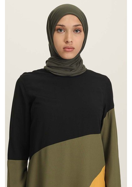 Üç Parçalı Viskon Tunik 6447-01 Siyah fırsatları