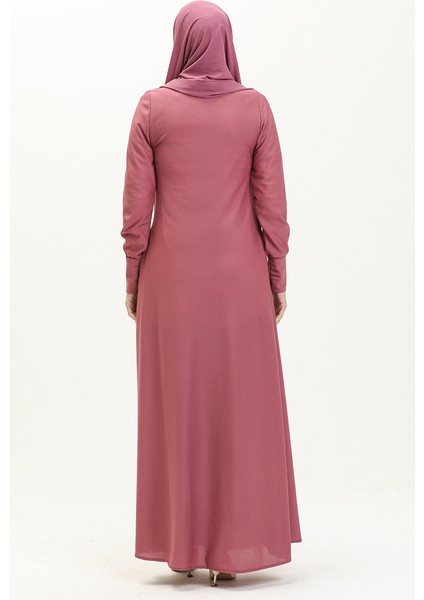 Cepli Elbise 0665-02 Gül Kurusu