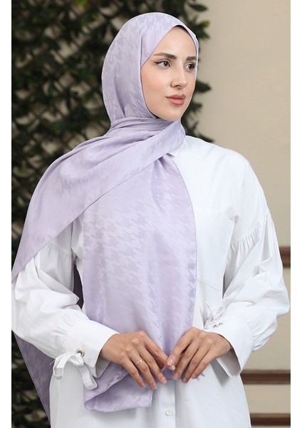 Jakarlı Şal 90172-11 Lila