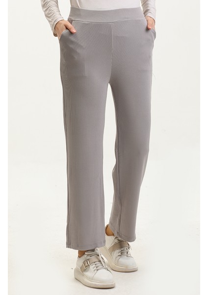 Cepli Bol Paça Pantolon 7105-01 Gri