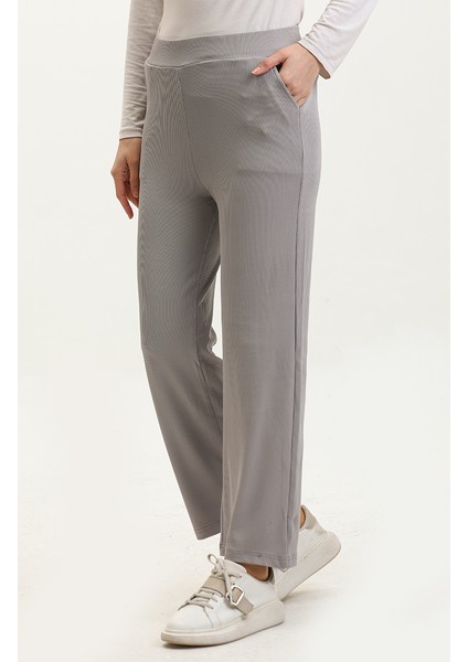 Cepli Bol Paça Pantolon 7105-01 Gri