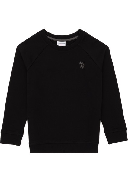 U.S. Polo Assn.  Erkek Çocuk Siyah Sweatshirt 50293633-VR046