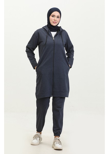 Ikili Eşofman Takım 24004-01 Indigo