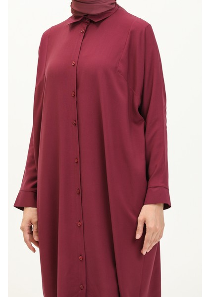 Reglan Kol Tunik 6433-20 Mürdüm