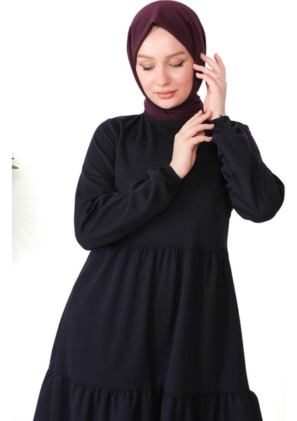 Büzgülü Tunik 0699-10 Mor
