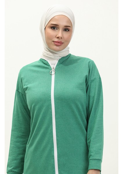 Fermuarlı Eşofman Takım 3044-13 Yeşil