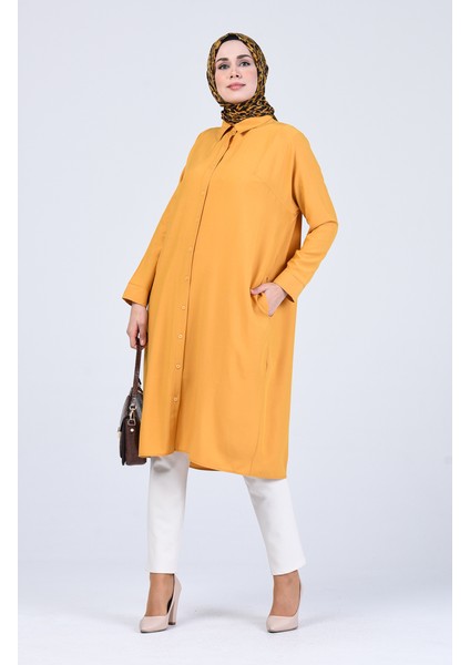 Reglan Kol Tunik 6433-10 Hardal