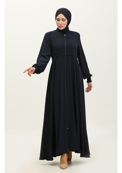 Dantel Detaylı Mevlana Ferace 5069-02 Lacivert fiyatları