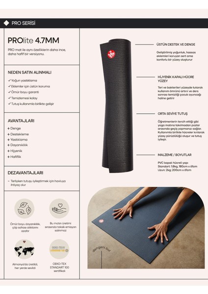 Prolite® Peacock 4.7mm Yoga Matı indirimleri