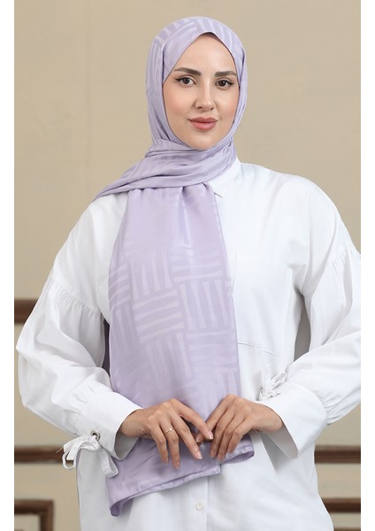 Jakarlı Şal 90170-05 Lila