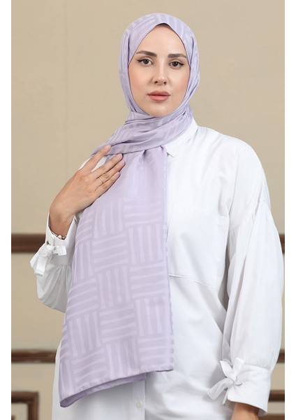 Jakarlı Şal 90170-05 Lila
