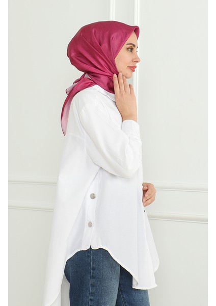 Karaca Kristal Eşarp 81053-01 Açık Mürdüm