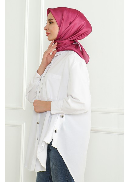 Karaca Kristal Eşarp 81053-01 Açık Mürdüm