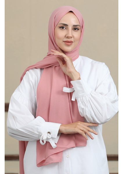 Bambu Şal 90166-06 Gül Kurusu