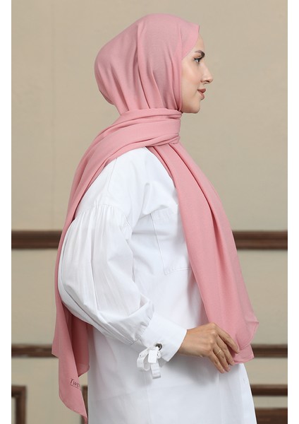Bambu Şal 90166-06 Gül Kurusu