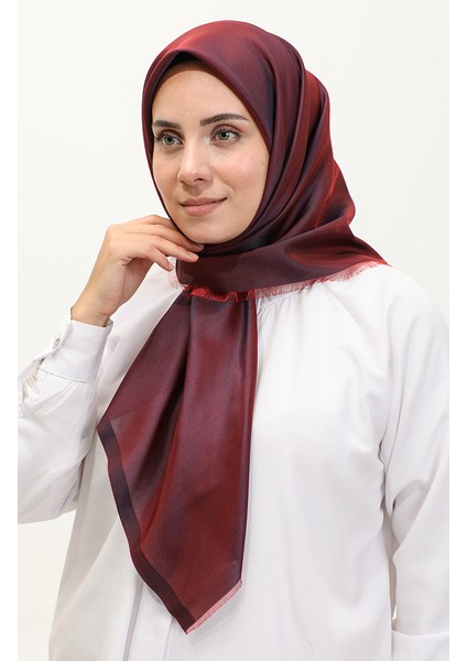 Düz Eşarp 1266-60 Koyu Bordo