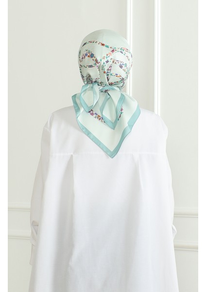 Karaca Rayon Eşarp 81051-12 Su Yeşili Mint Yeşili