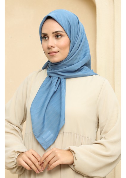Şifon Eşarp 2015-01 Mavi