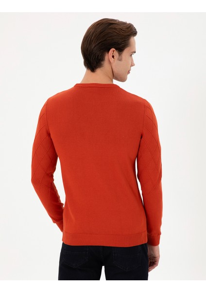 Erkek Kiremit Kazak /Triko 50292863-VR031 indirimleri