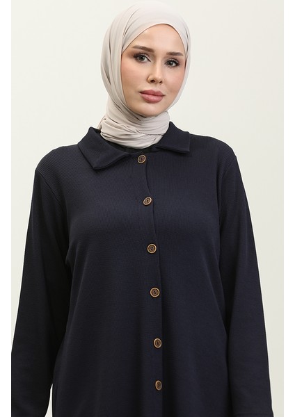 Asya Tunik Pantolon Ikili Takım 2611-02 Lacivert