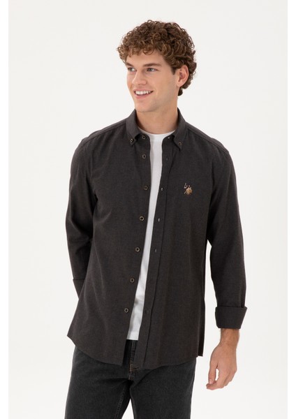 Erkek Siyah Gömlek Basic 50293980-VR046