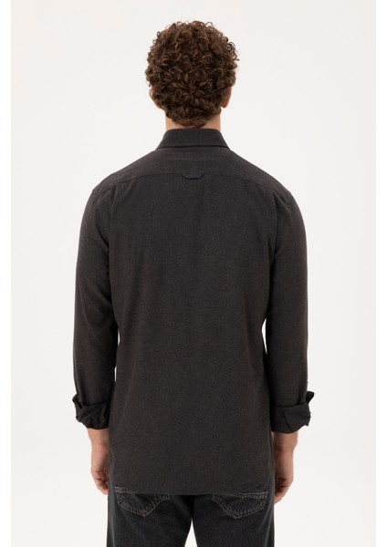 Erkek Siyah Gömlek Basic 50293980-VR046 indirimleri