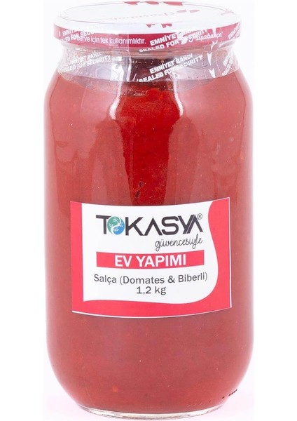 Ev Yapımı Salça Domates ve Biberli 1,2 kg