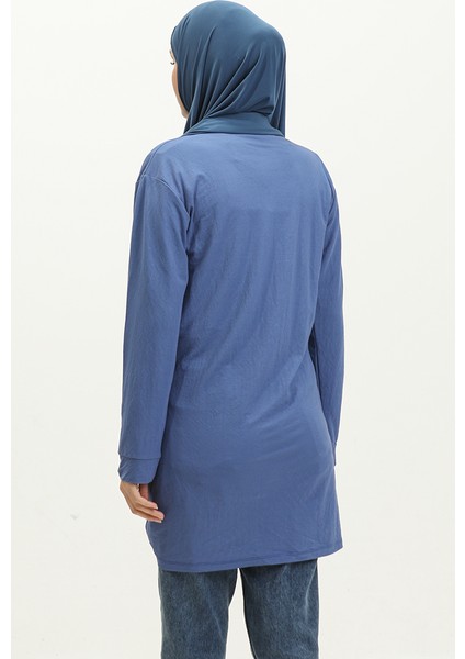 Büzgülü Tunik 23065-02 Saks