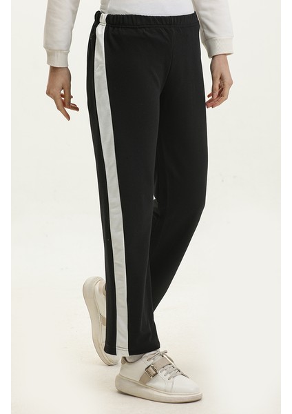 Beli Lastikli Eşofman Altı 23100-04 Siyah