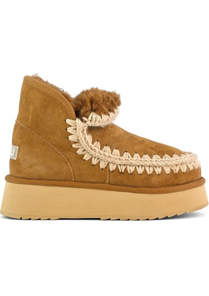 Kadın Bot (Kar) MU.FW681000A Cog Mou Mini Eskimo Platform Boot Cognac