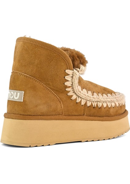 Kadın Bot (Kar) MU.FW681000A Cog Mou Mini Eskimo Platform Boot Cognac modelleri