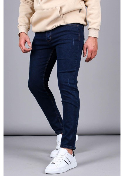 Denim Loni Sheff Denim Slim Fit Koyu Mavi Jean PANTOLON-6988