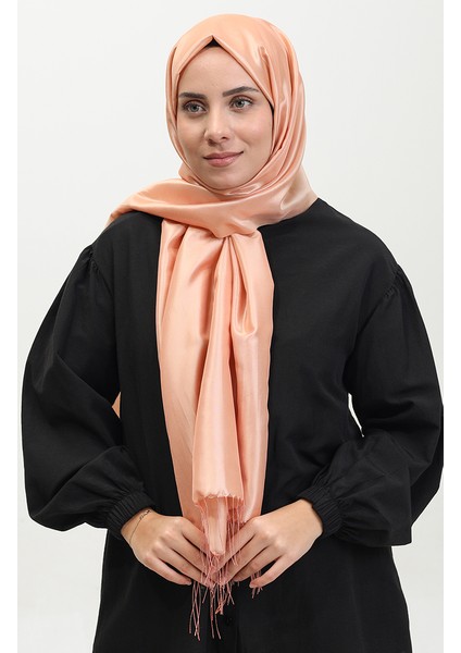 Püsküllü Tafta Şal 1268-19 Yavruağzı