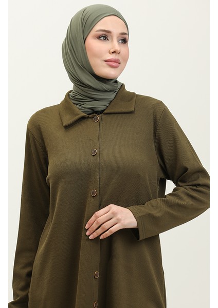 Asya Tunik Pantolon Ikili Takım 2611-04 Haki